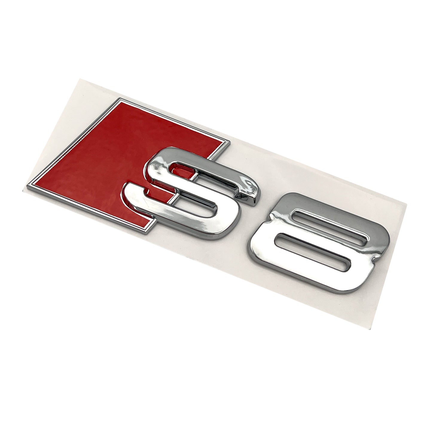 Audi S8 Emblem Chrome 3D Badge Rear Trunk Lid for S Line OEM Logo Nameplate A8