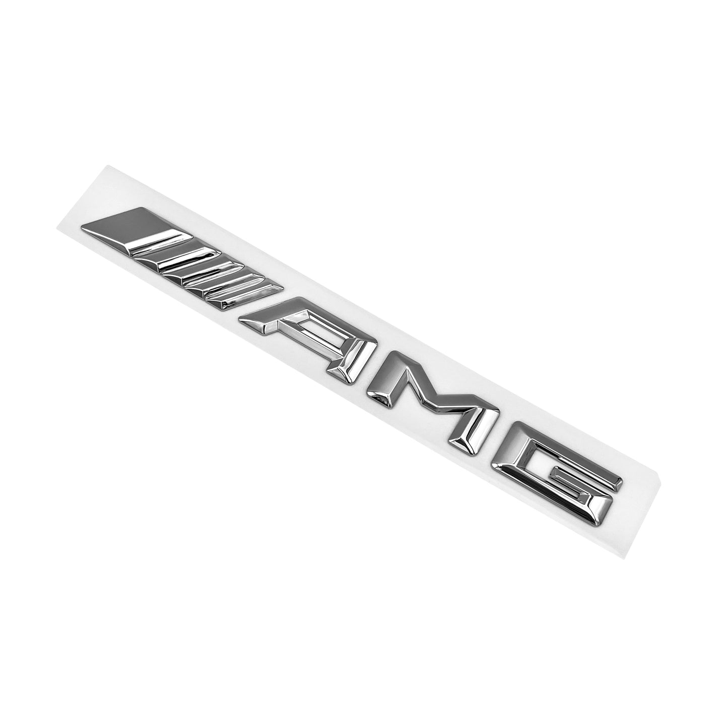 Mercedes Benz AMG Interior Emblem Multimedia Badge New Style Logo Decal Chrome