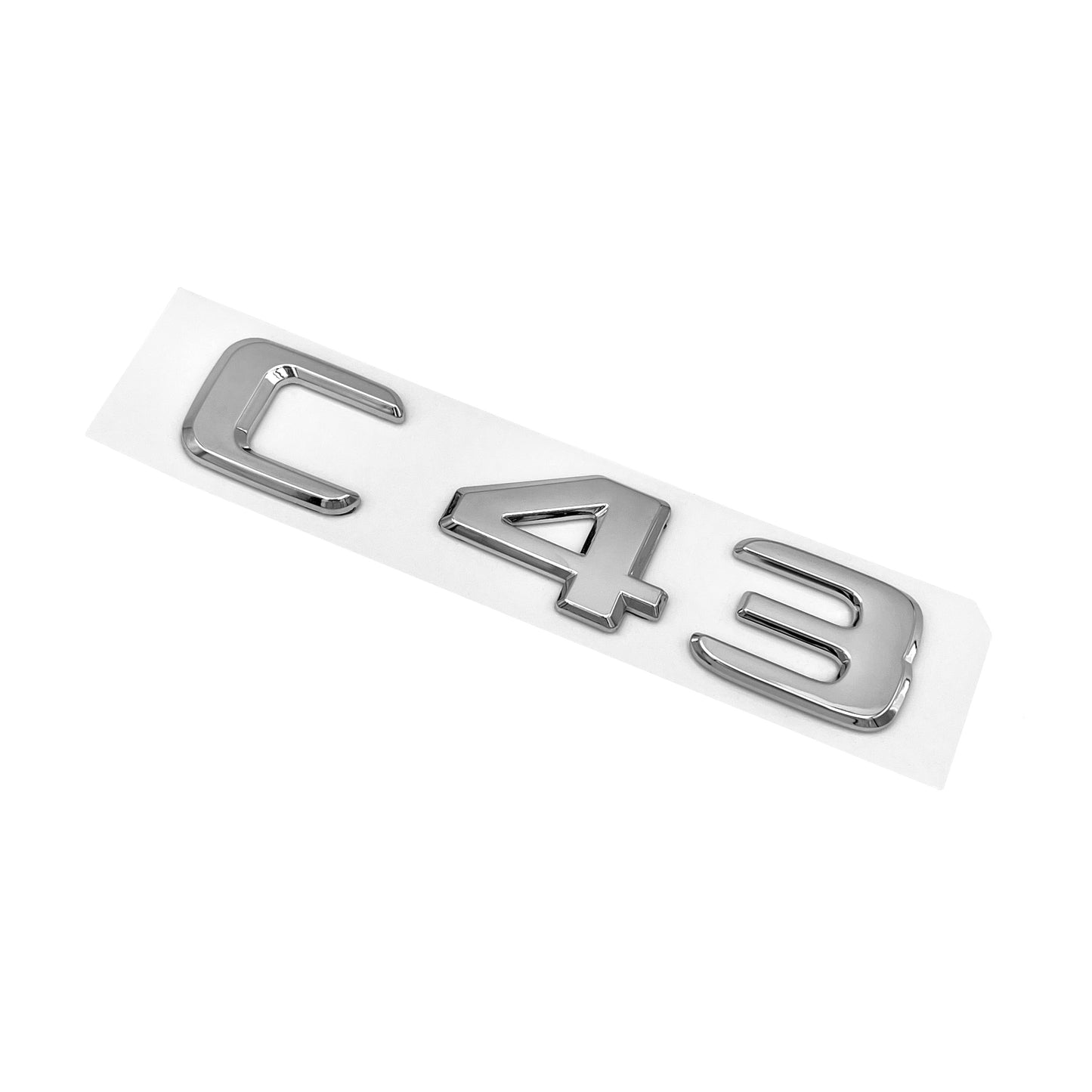 2017+ Mercedes Benz C 43 AMG Letter Emblem Chrome Trunk Rear Badge OEM