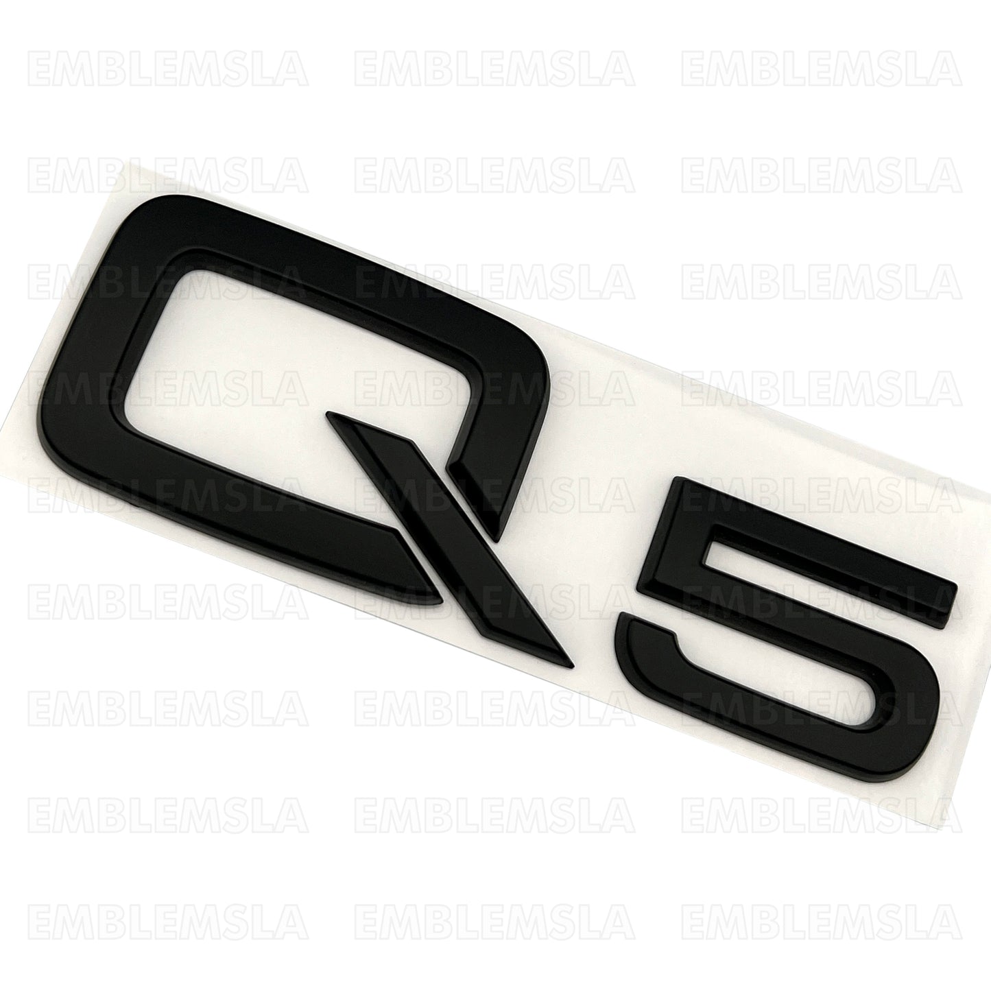 Audi Q5 Matte Black Emblem Rear Trunk Lid 3D Badge OEM S Line Logo Nameplate SQ5