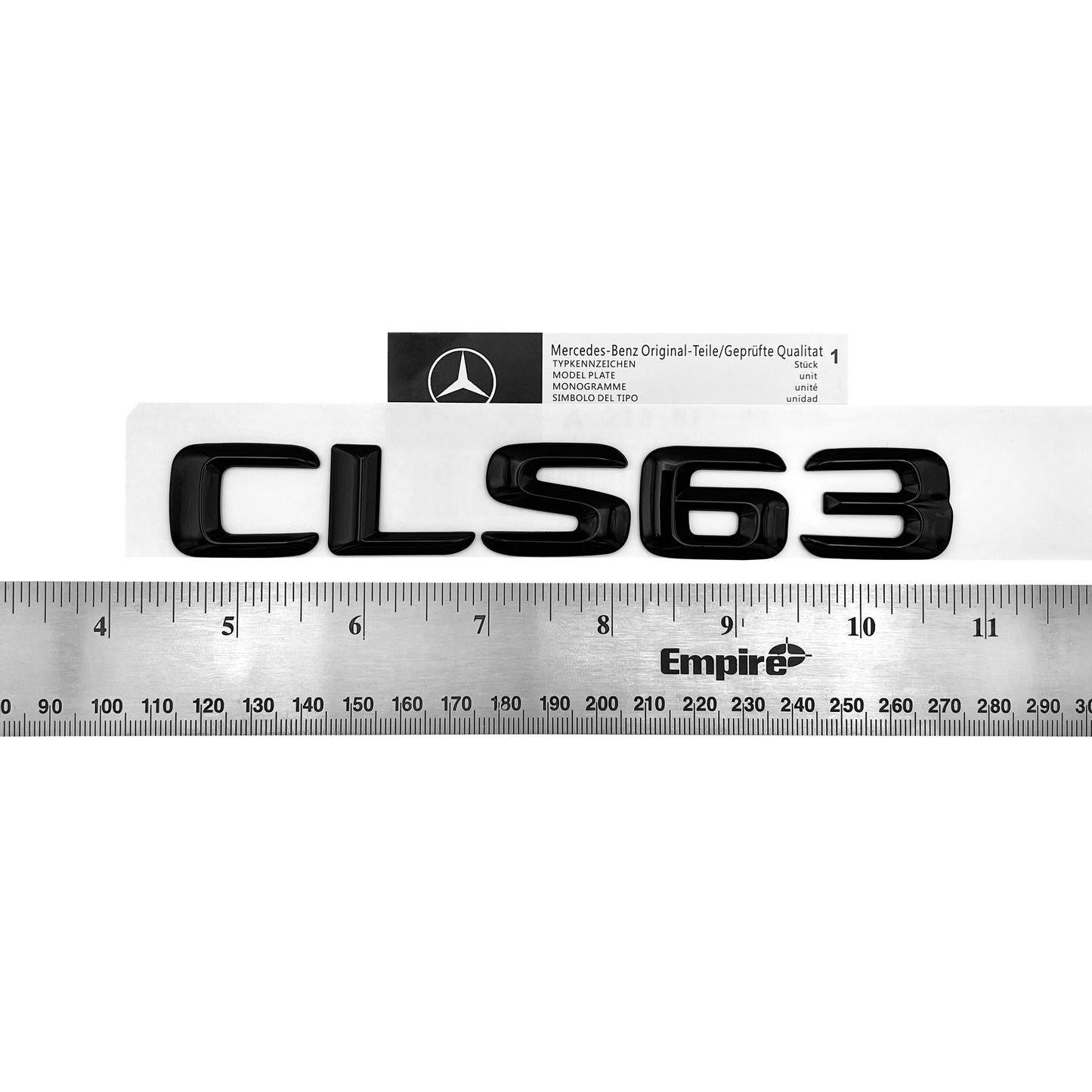2014-2016 Mercedes Benz OE CLS CLS 63 AMG Emblem Gloss Black Trunk Rear Badge