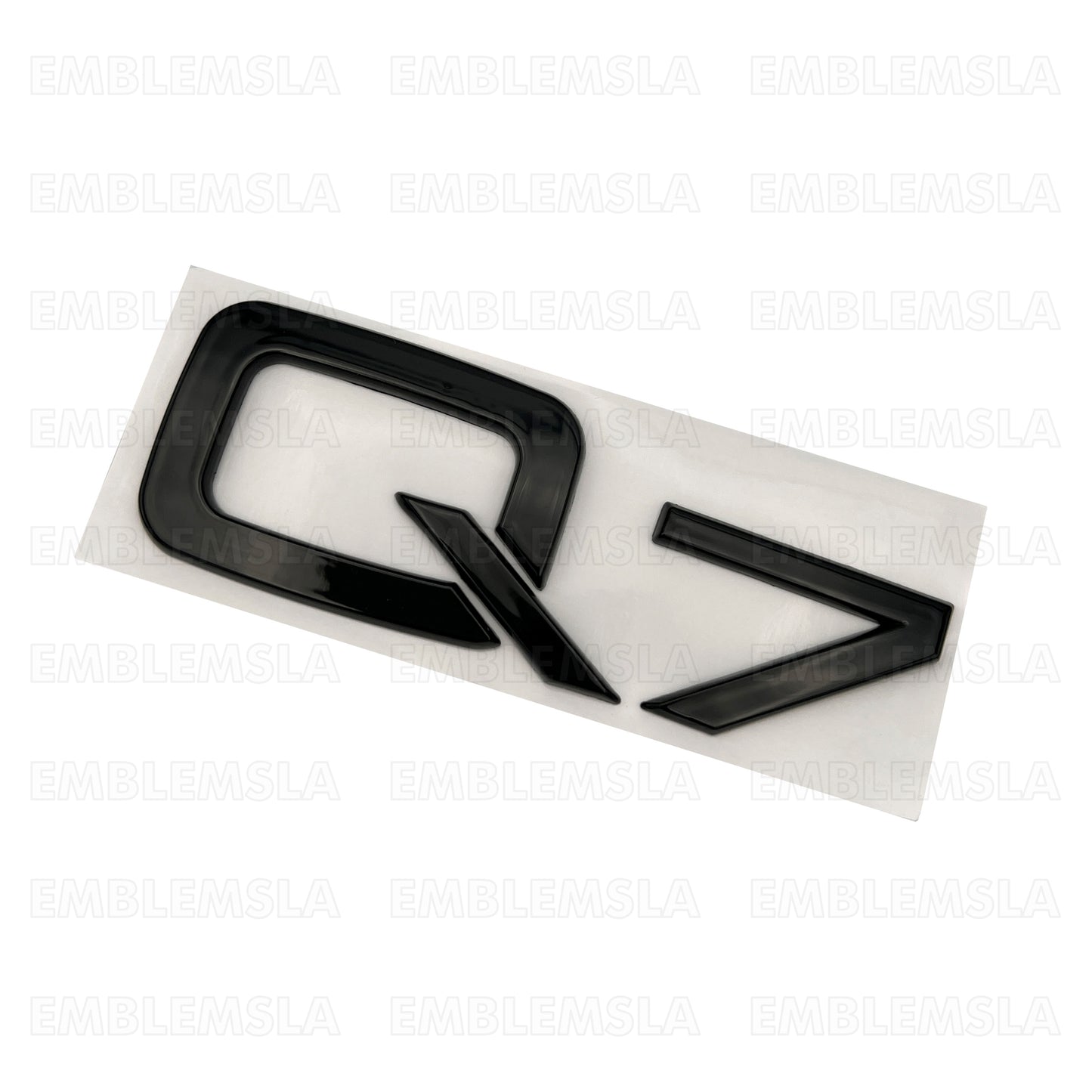 Audi Q7 Gloss Black Emblem 3D Trunk Logo Badge Rear Tailgate Lid Nameplate SQ7
