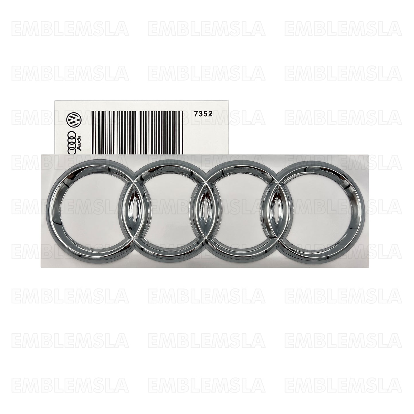 Audi Rings Chrome Rear Trunk Lid Badge Logo Emblem A1 A3 A4 S4 A5 S6 A6