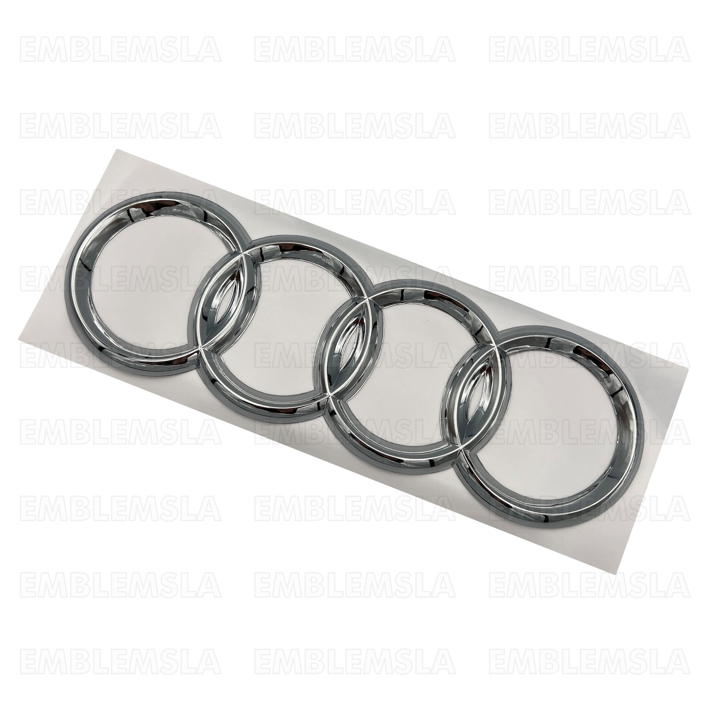 Audi Rings Chrome Rear Trunk Lid Badge Logo Emblem A1 A3 A4 S4 A5 S6 A6