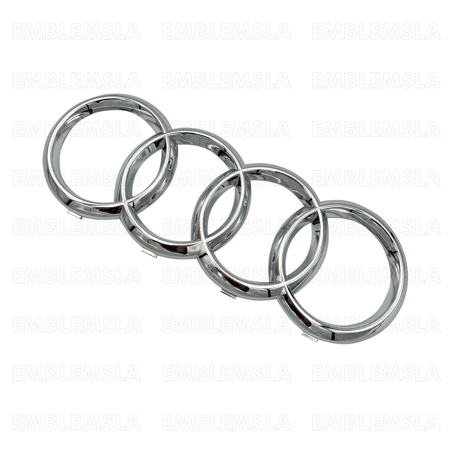 Audi Rings Chrome Front Grille Emblem Badge A1 A3 A4 A5 S5 A6 S6 A7 TT 273mm