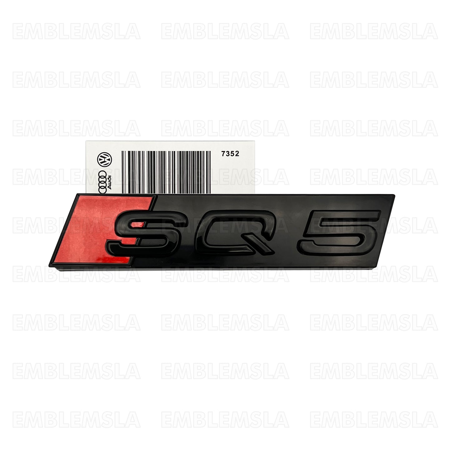 Audi SQ5 Front Grill Emblem Gloss Black for Q5 SQ5 Hood Grille Badge Nameplate