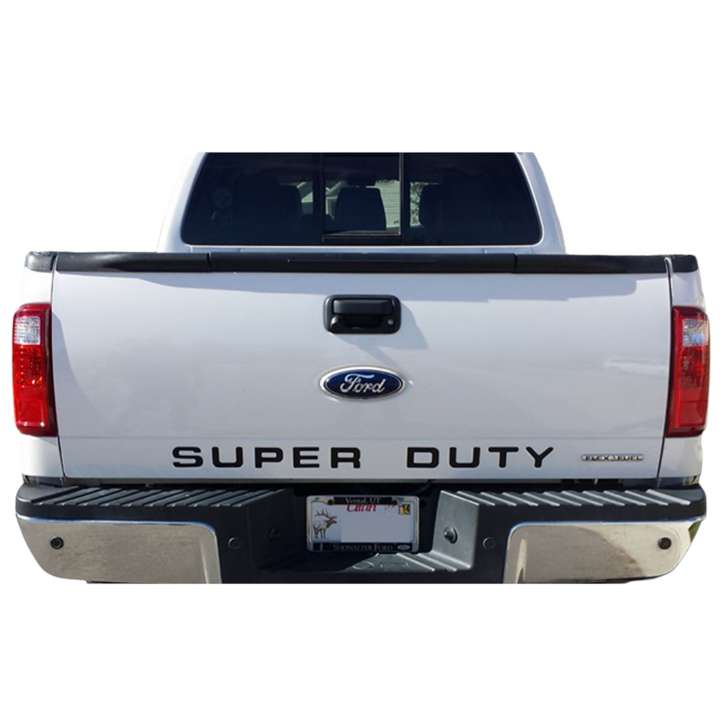 2017-2020 Ford Super Duty Tailgate Letters Black Platinum Emblem Badge