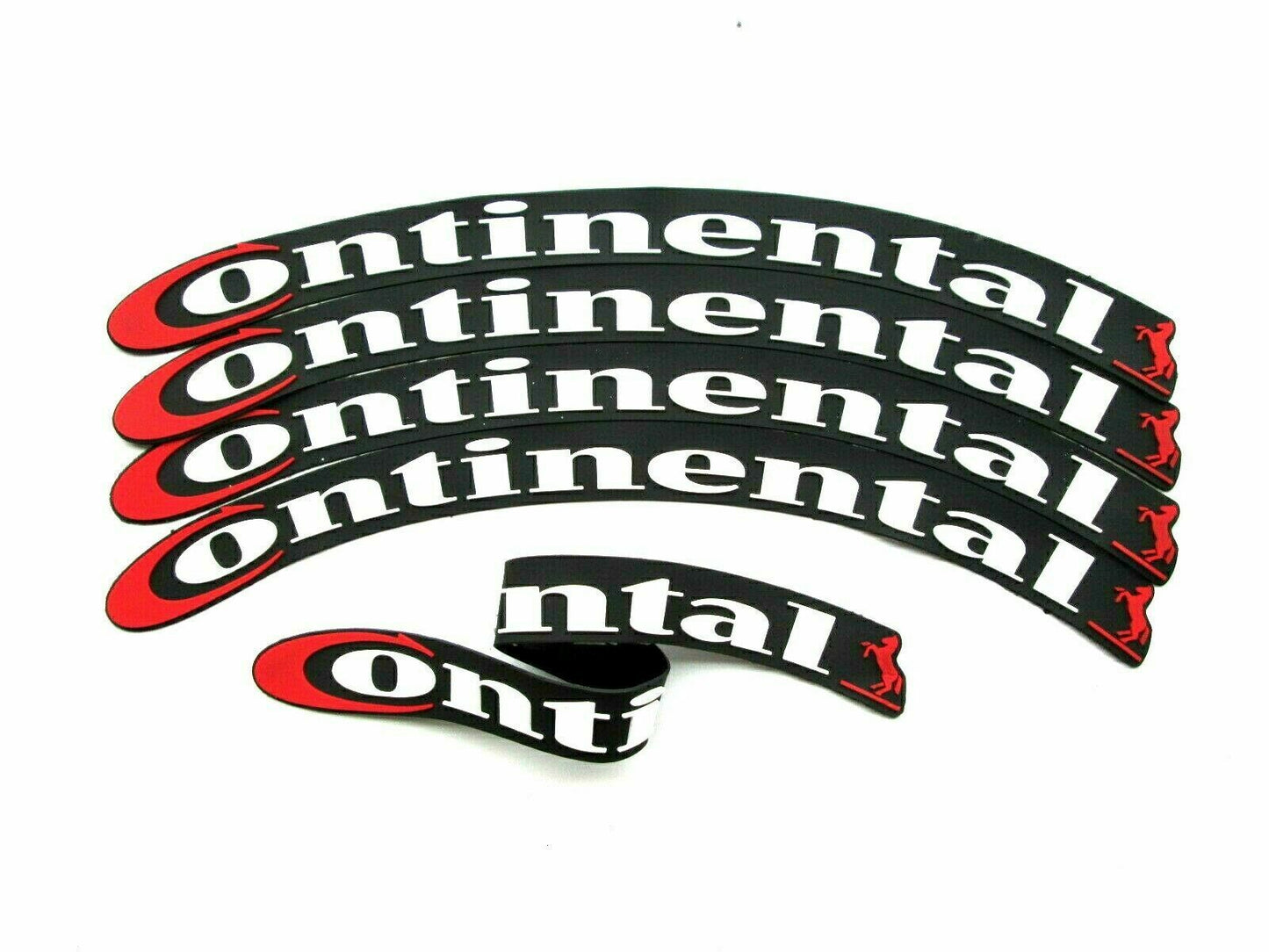 Permanent Tire Lettering Stickers Continental set 4 wheels 1.25" for 14" to 20"