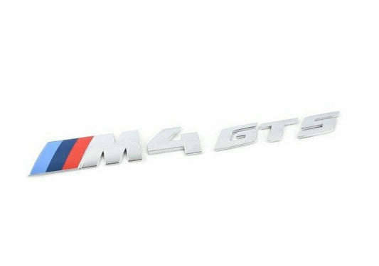 BMW Genuine F82 M4 GTS Rear Trunk Emblem "M4 GTS" Lettering Decal Badge NEW