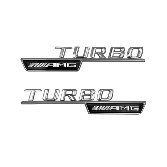 2014-2016 Mercedes Benz CLA45 OE AMG Turbo AMG Emblem Side Fender Chrome 3D Badge