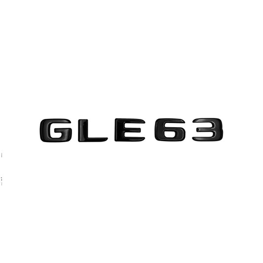2020+ Mercedes Benz GLE 63 GLE OEM AMG Emblem Gloss Black Trunk Rear Badge