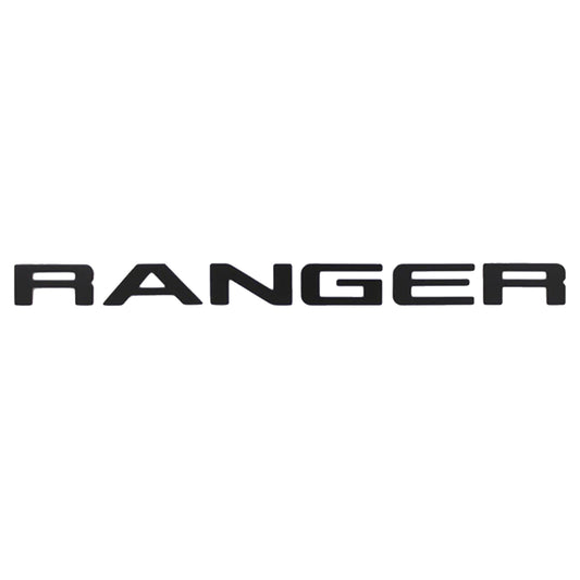 2019-2022 Ford Ranger 3D Rear Trunk Tailgate Inserts Letters Emblem Matte Black
