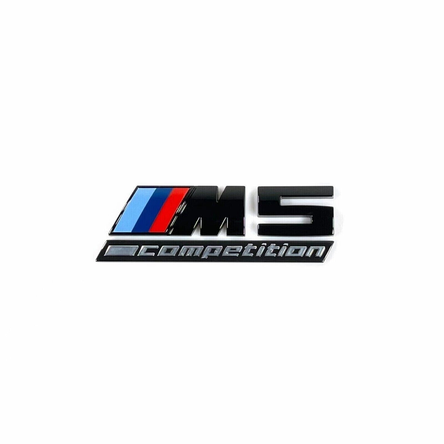 BMW M5 Competition Black Emblem. Black BMW M5 Trunk Badge