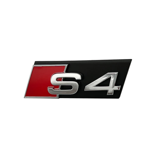 Audi S4 Front Grill Chrome Emblem fit A4 S4 B8 B9 Hood Grille Badge