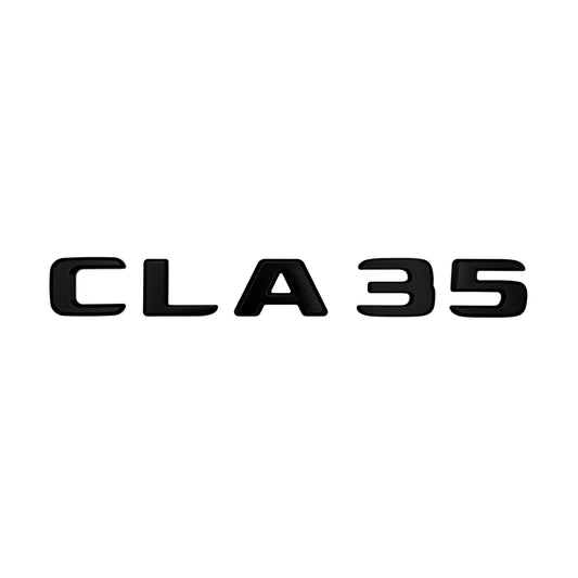 2017+ Mercedes Benz CLA CLA35 OEM Emblem AMG Gloss Black Trunk Rear Badge