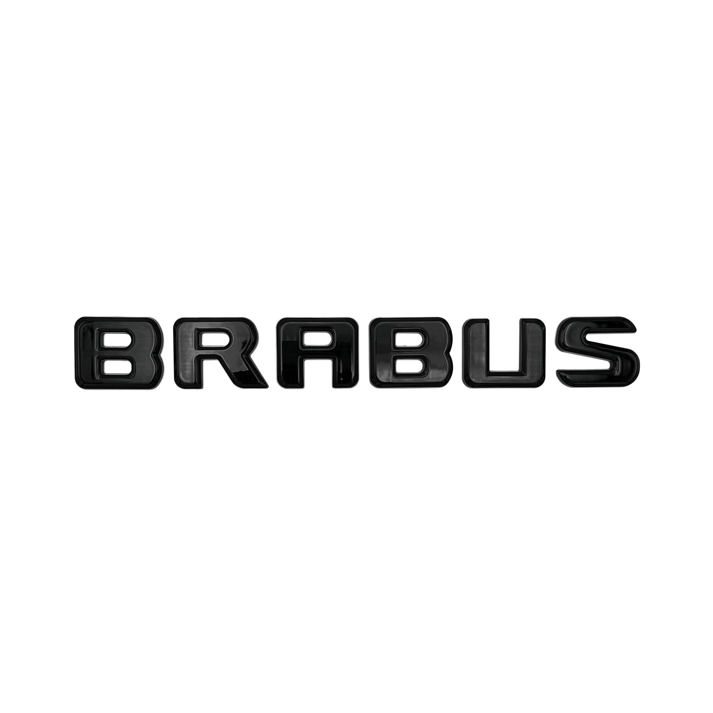 Mercedes Benz A C E G GL S BRABUS Emblem Gloss Black Rear Trunk Lid 3D Badge AMG