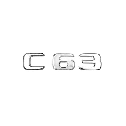2017+ Mercedes Benz C 63 AMG Letter Chrome Emblem Trunk Rear Badge OEM