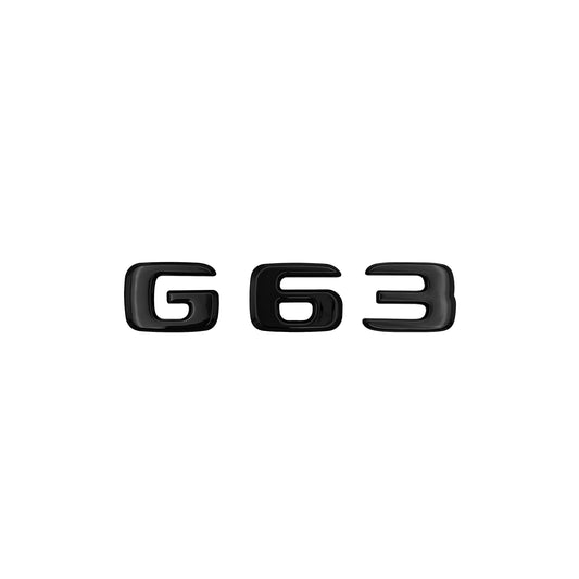 Mercedes Benz G550 OEM W463 W464 G63 AMG Letter Emblem Gloss Black Rear Trunk