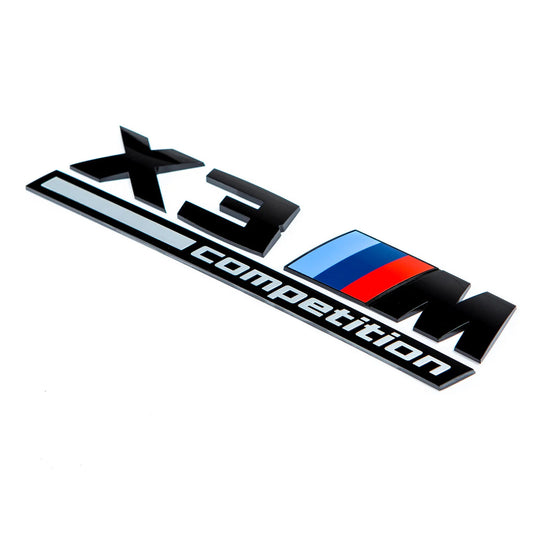 BMW F97 X3 M Competition Rear Trunk Emblem Lettering Decal Badge NEW GENUINE USA