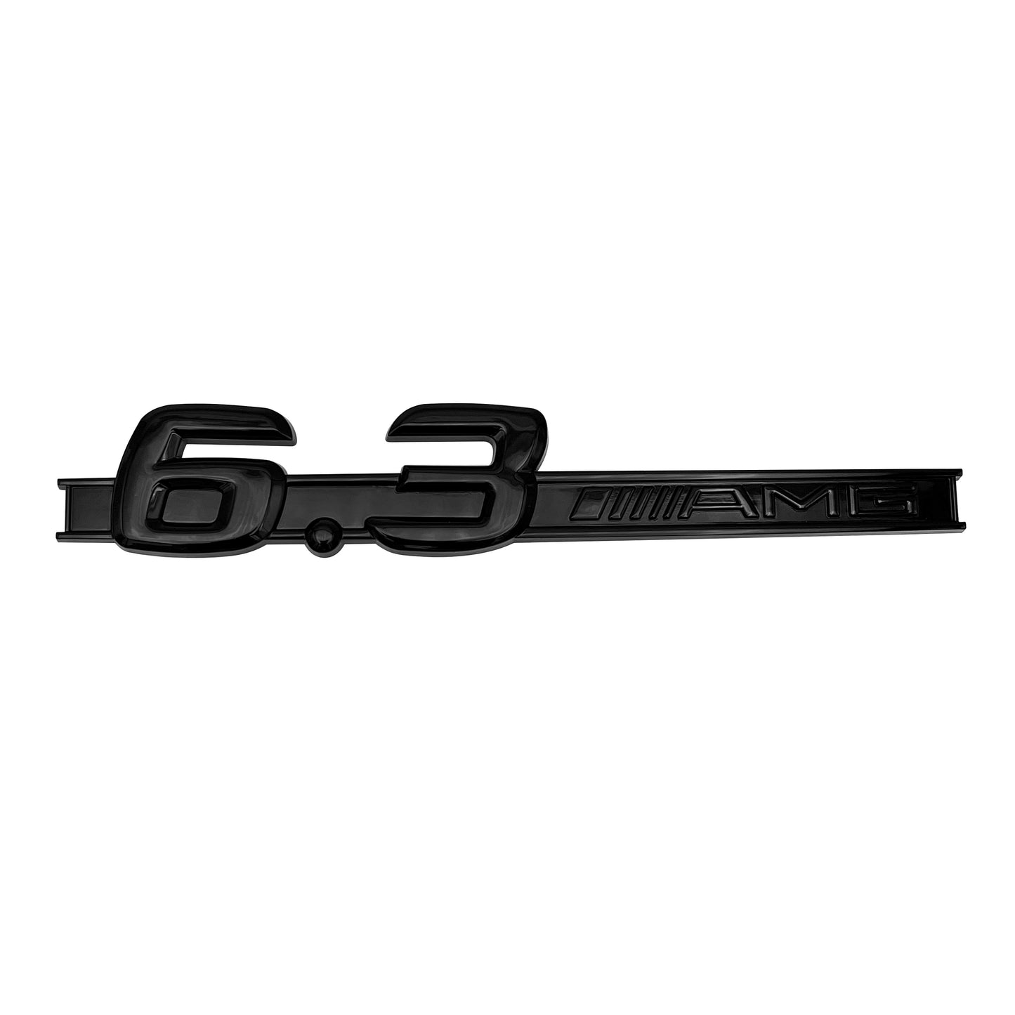 Mercedes Benz W204 C63 W212 E63 S63 6.3 OE AMG Side Emblem Gloss Black Fender Badge