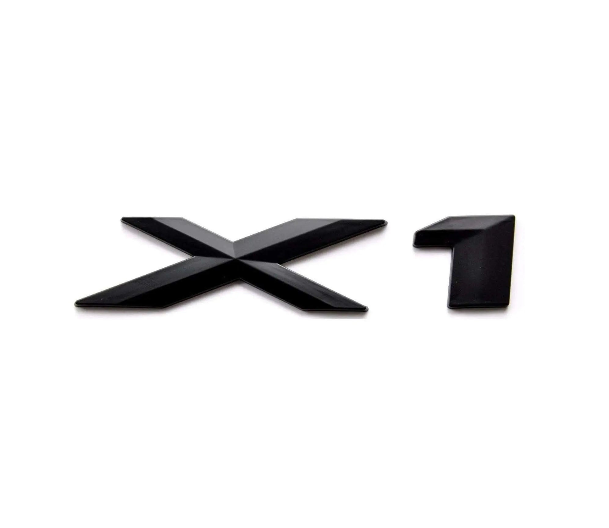 BMW X1 Black Emblem. Black BMW X1 Trunk Badge – Emblems LA