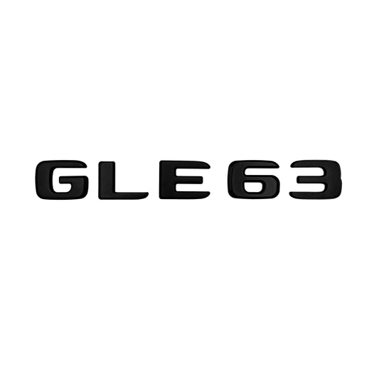 2017+ Mercedes Benz GLE 63 GLE OEM AMG Matte Black Emblem Trunk Rear Badge