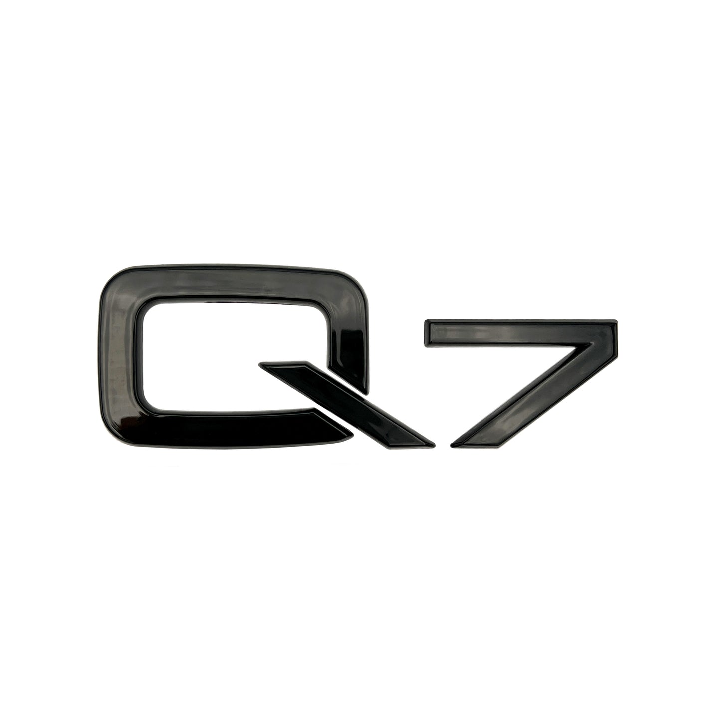 Audi Q7 Gloss Black Emblem 3D Trunk Logo Badge Rear Tailgate Lid Nameplate SQ7
