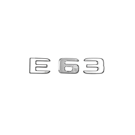 2017+ Mercedes Benz E 63 AMG Letter Chrome Emblem Trunk Rear Badge