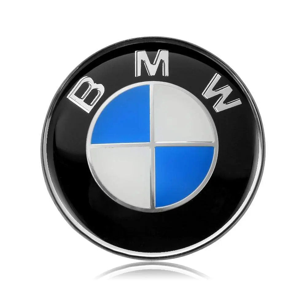 BMW E31 8-Series Genuine Front Hood BMW Emblem Decal Badge Roundel NEW