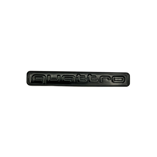 Audi Black Quattro Emblem 3D Badge Rear Liftgate Trunk OEM for A3 A4 A5 A6 Q5 TT