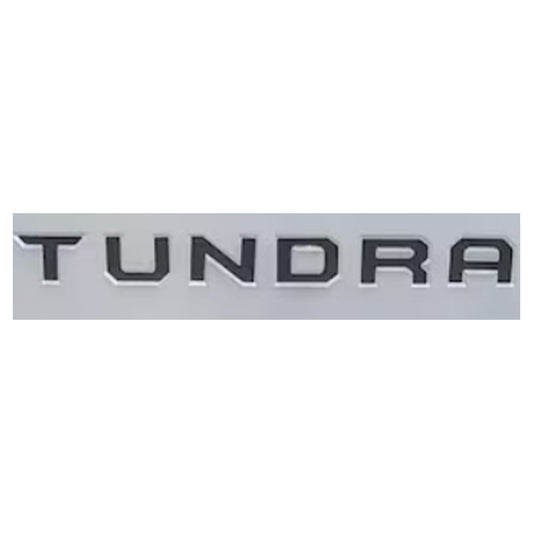 2022 Toyota Tundra Black Emblem Tailgate Insert Badge