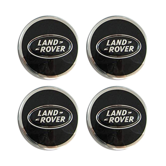 Range Rover Set Of 4 Land / Wheel Center Hub Caps HSE Land Rover Black