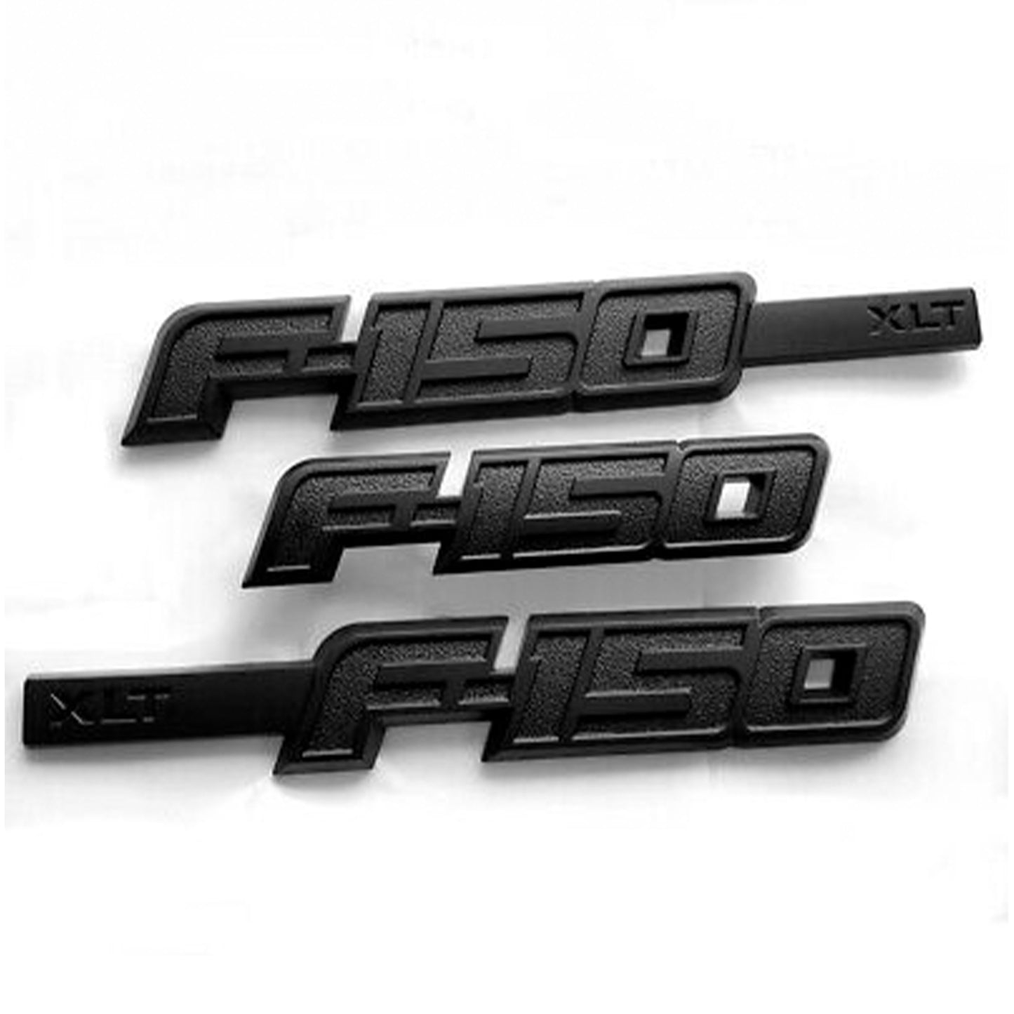 Ford F150 XLT Matte 9L3Z16720CB 3x OEM Black F-150 Badge Fender Emblem ...