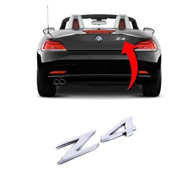 BMW Genuine G29 Z4 Cerium Gray Trunk Emblem "Z4" Lettering Decal Badge NEW