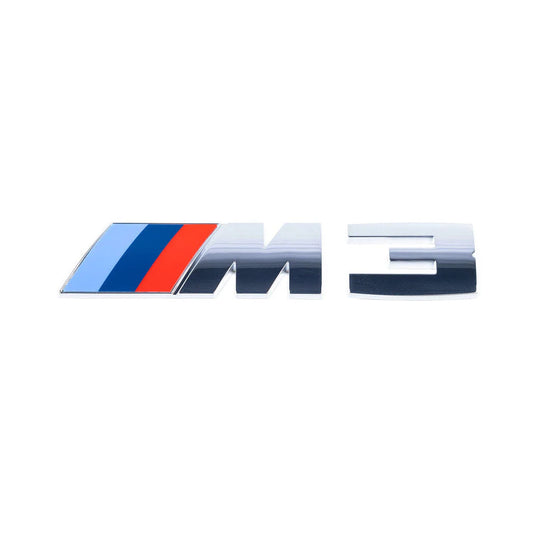 BMW M3 Emblem Badge SILVER M3 F80 Silver Lid Logo Emblem - USA Seller