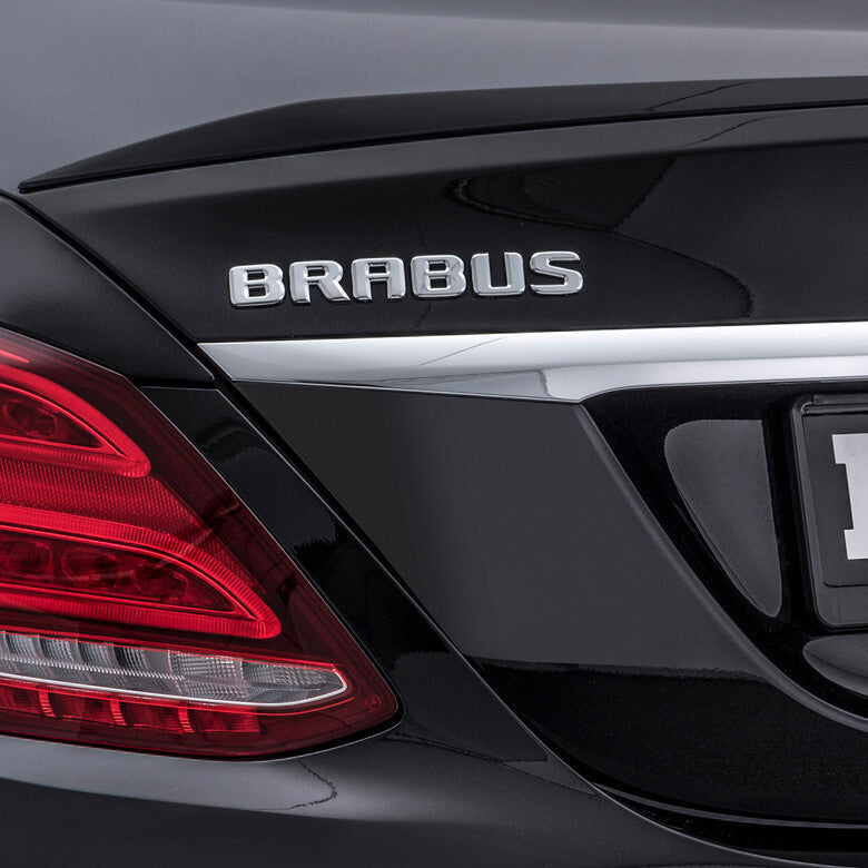 Mercedes Benz A C E G GL S BRABUS Emblem Gloss Black Rear Trunk Lid 3D Badge AMG