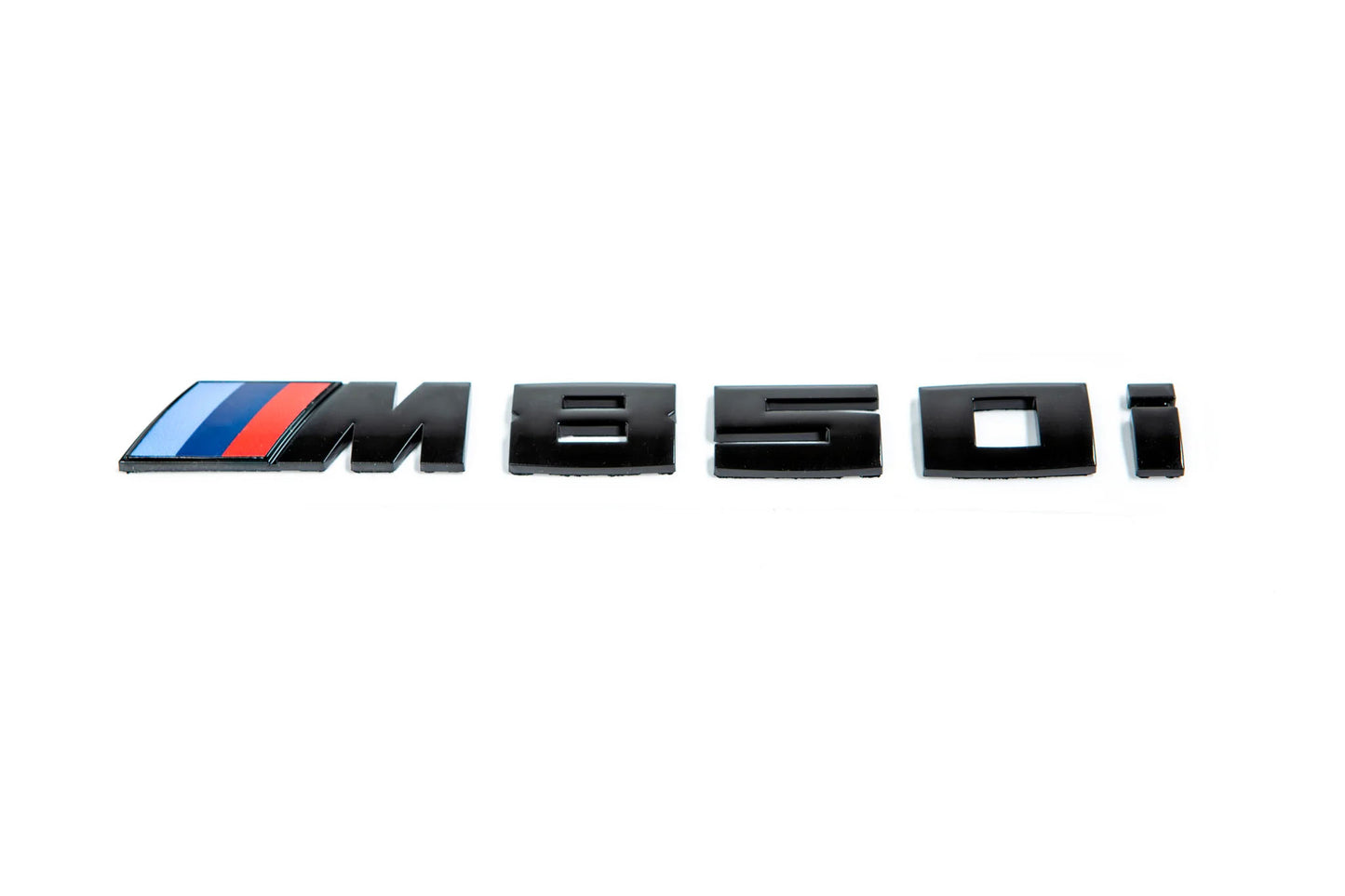 BMW M850i Black Emblem. Black BMW M850i Trunk Badge