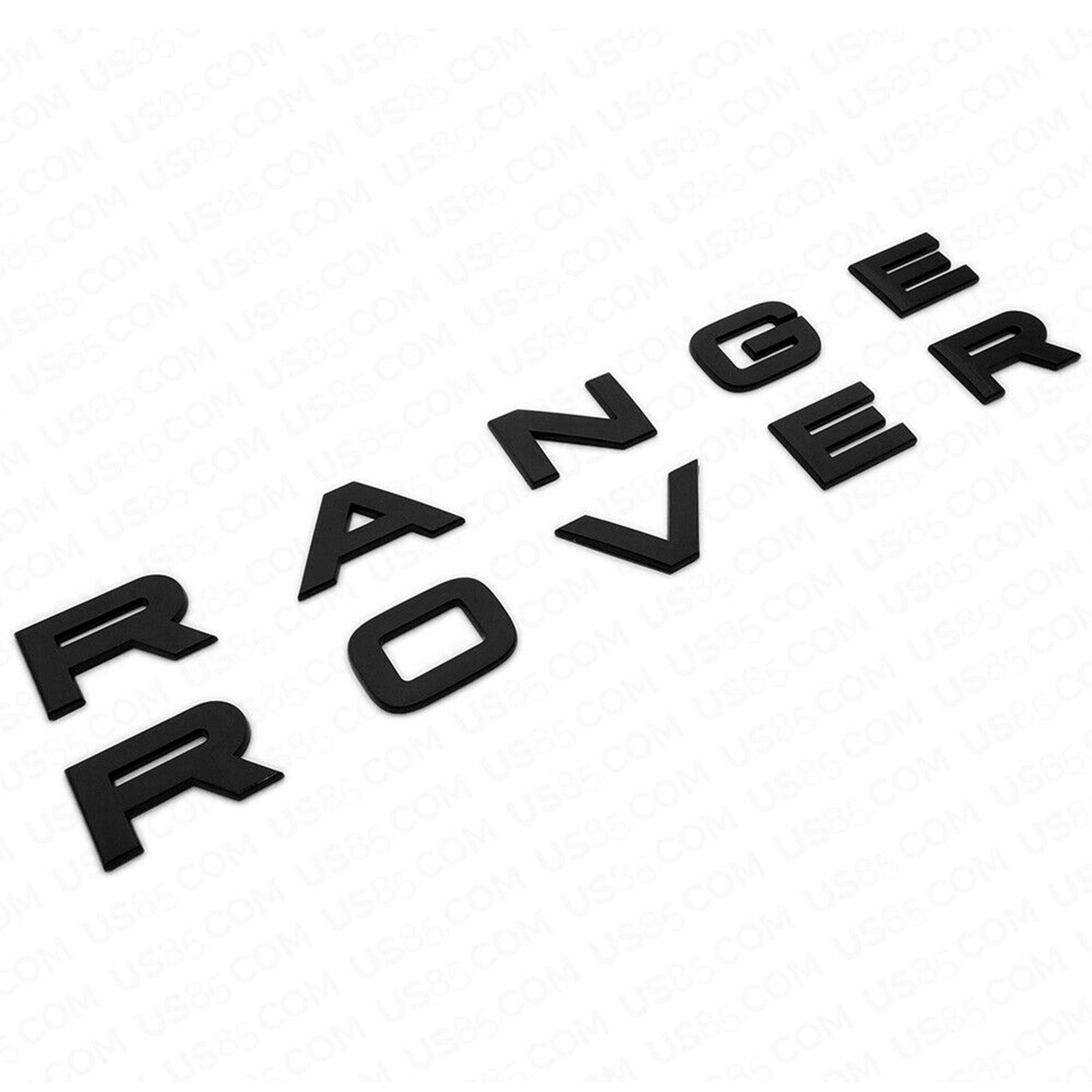 Range Rover Rear Liftgate Logo OEM Emblem Letters Badge Sport Gloss Bl ...