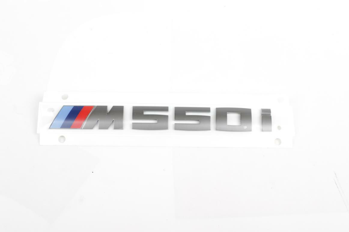 BMW Genuine G30 5-Series Rear Trunk Emblem "M550i" Lettering Decal Badge NEW
