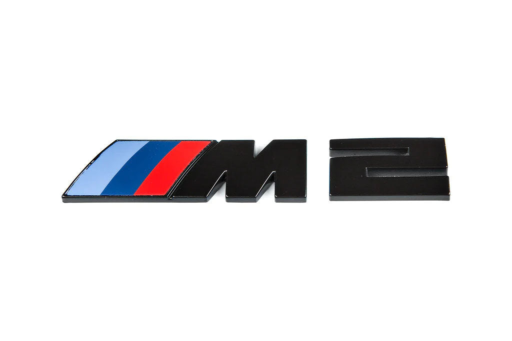 BMW M2 Black Emblem Black BMW M2 Trunk Badge