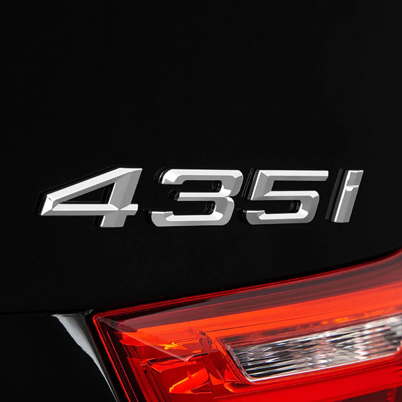 BMW F32 F33 4-Series Genuine "435i" Rear Trunk Emblem, Decal 435i 435ix NEW