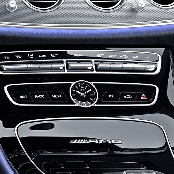Mercedes Benz AMG Interior Emblem Multimedia Badge New Style Logo Decal Chrome