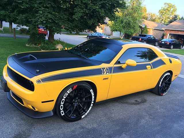 Permanent Tire Lettering Stickers Dodge Challenger set 1.25" for 14" to 24"
