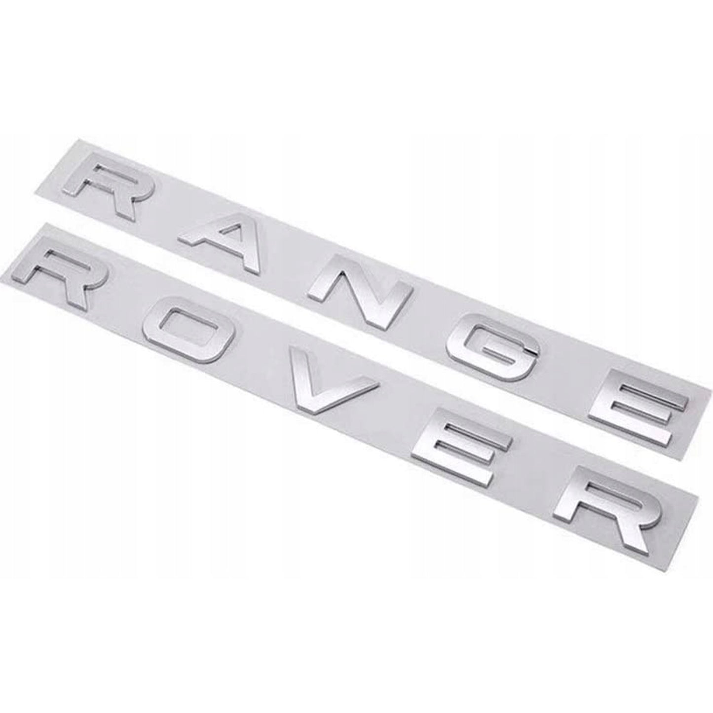 Range Rover Rear Liftgate Logo OEM Emblem Letters Badge Sport White Silver