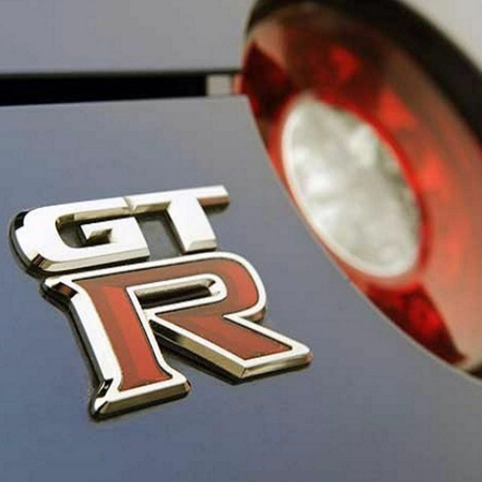 Nissan genuine R35 Skyline Rear GTR GT-R Emblem Badge OEM 6.3*4.7cm me ...