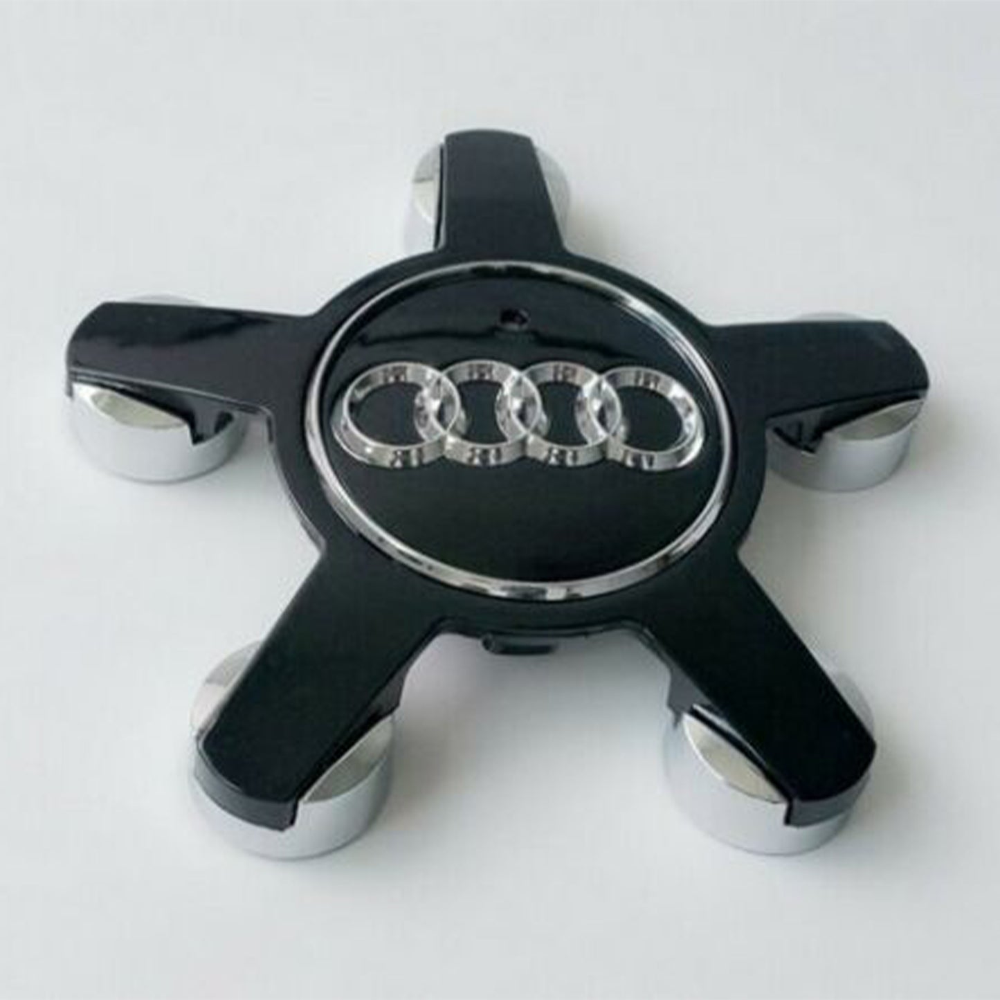 Audi A4 A5 A6 A7 A8 4x Set Black Sport Car Suv Wheels Center Cap Hub