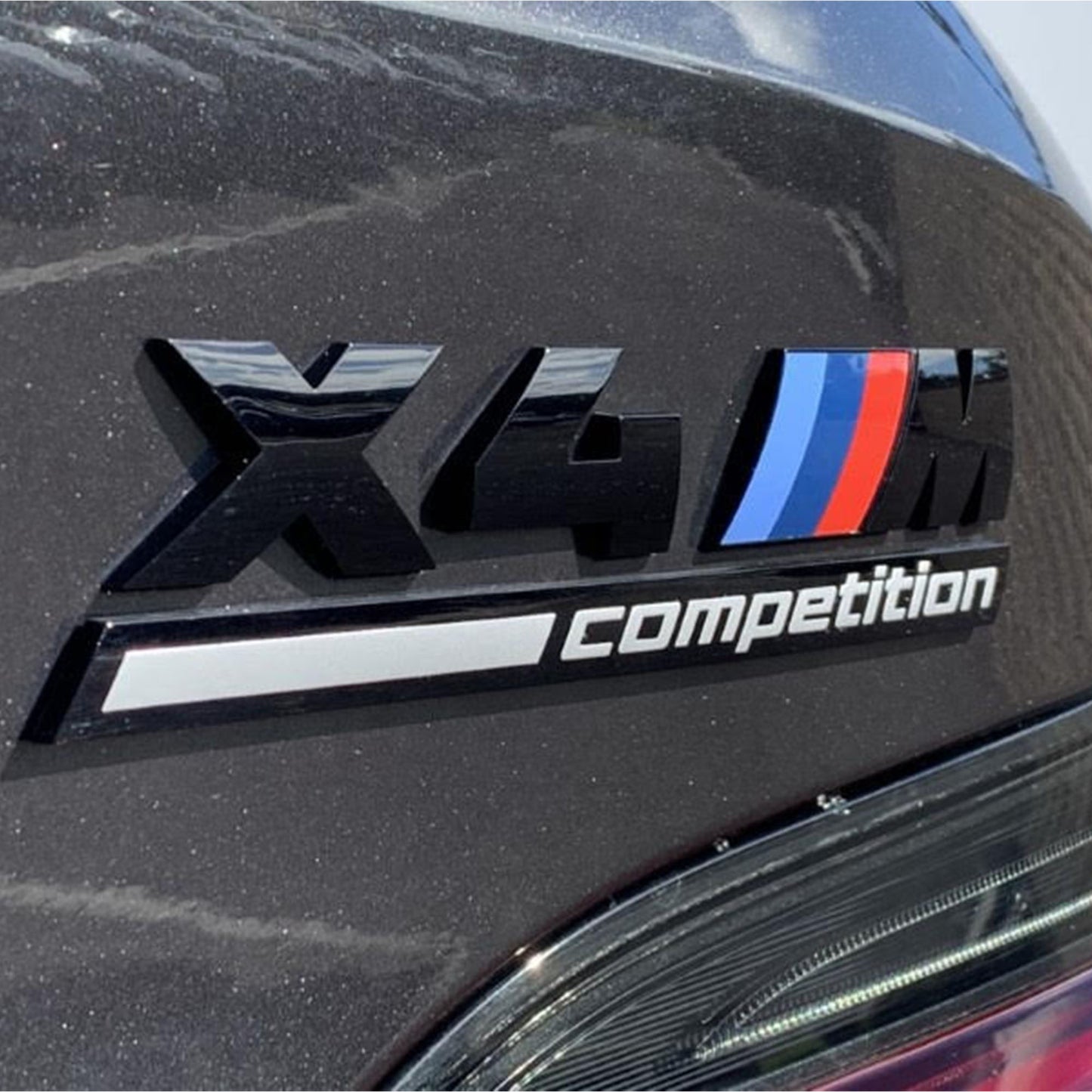 BMW X4 M F98 Competition Rear Trunk Badge Emblem Decal 51148077611 NEW USA STOCK