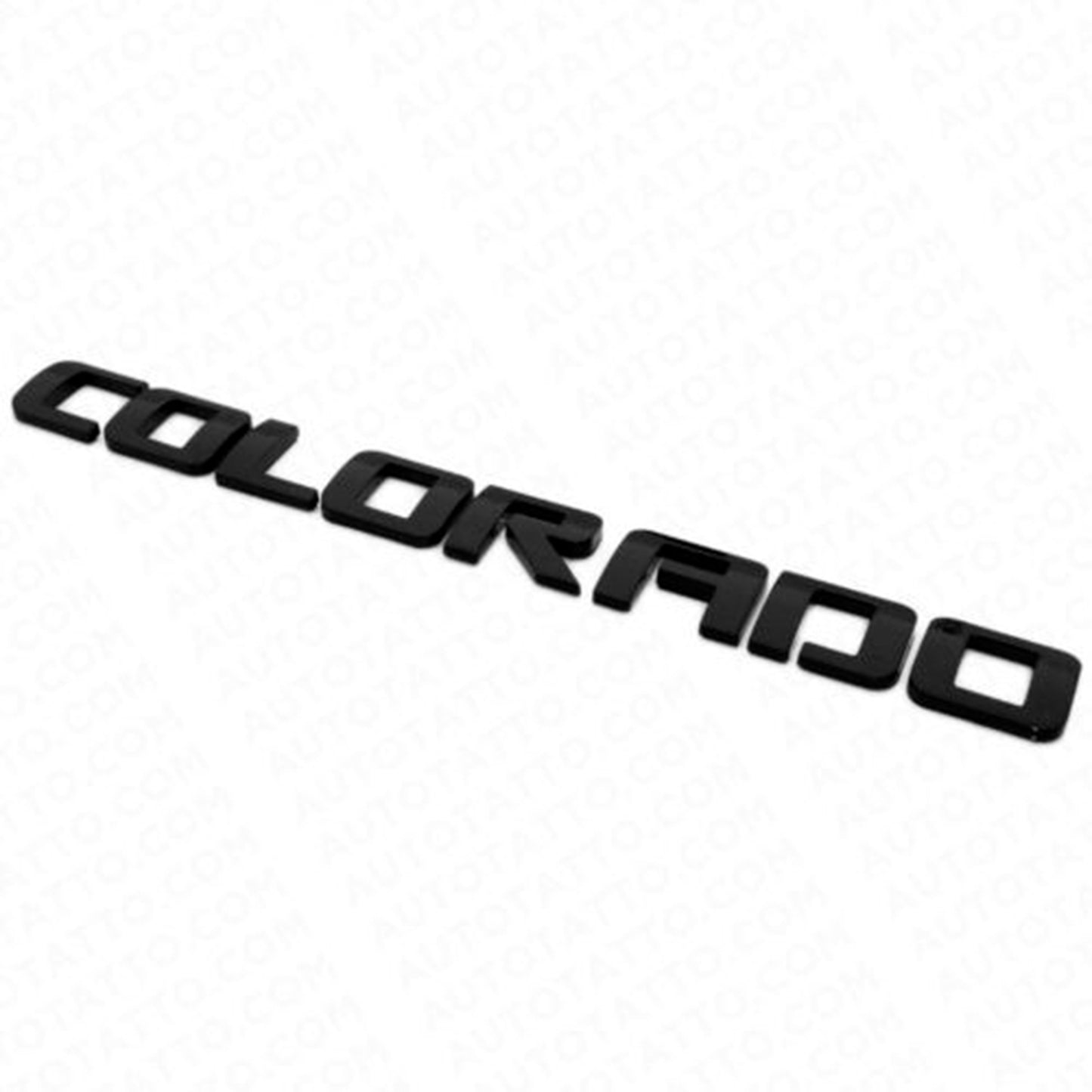 Chevrolet Chevy Colorado Fender 3x Tailgate Badge Logo Emblem Truck OEM Black Sport