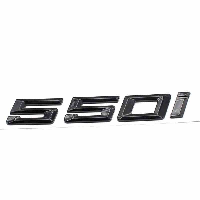 BMW 550i Black Emblem. Black BMW 550i Trunk Badge