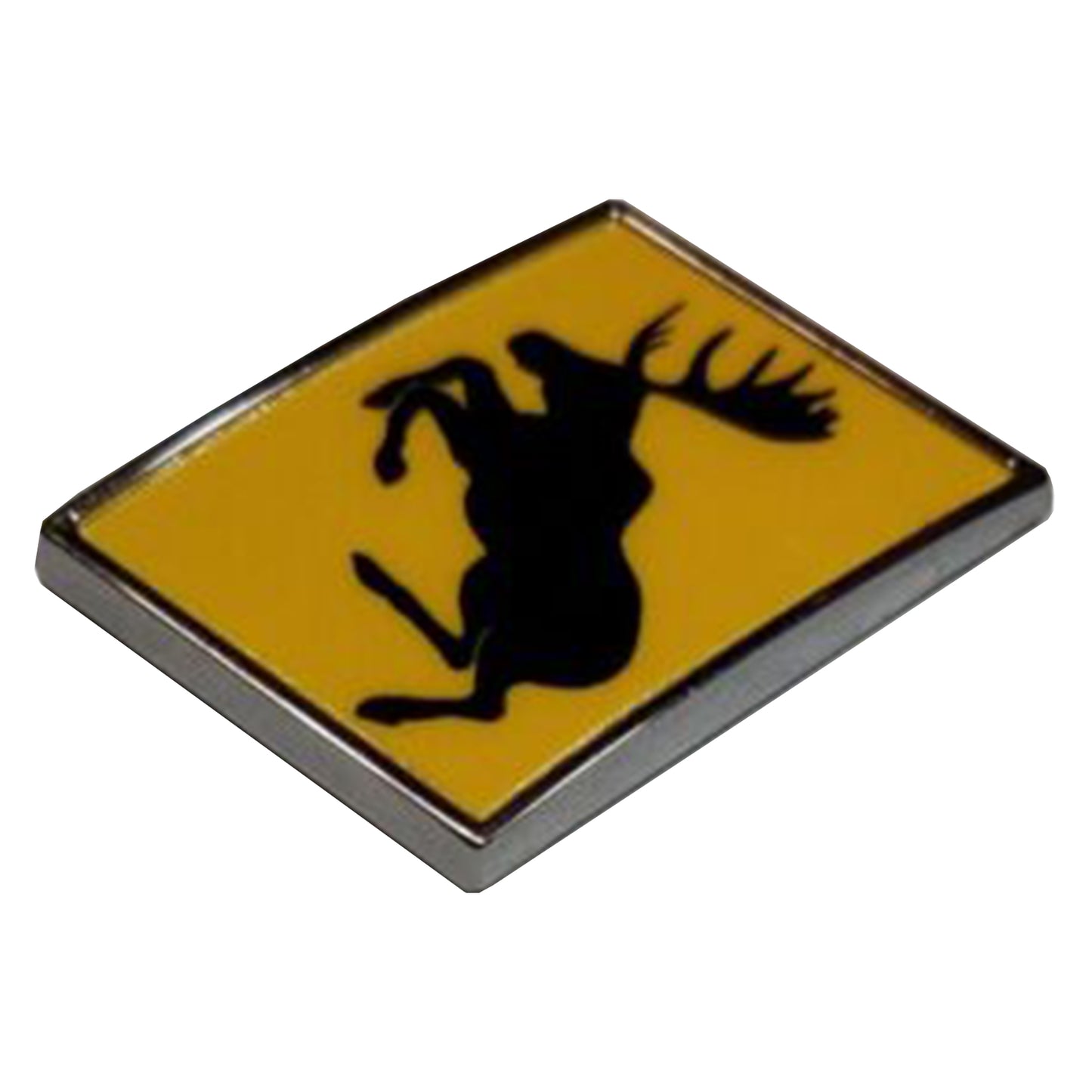 Volvo 1” Genuine Traditional Prancing Moose Hard Chrome Badge Slash Emblem